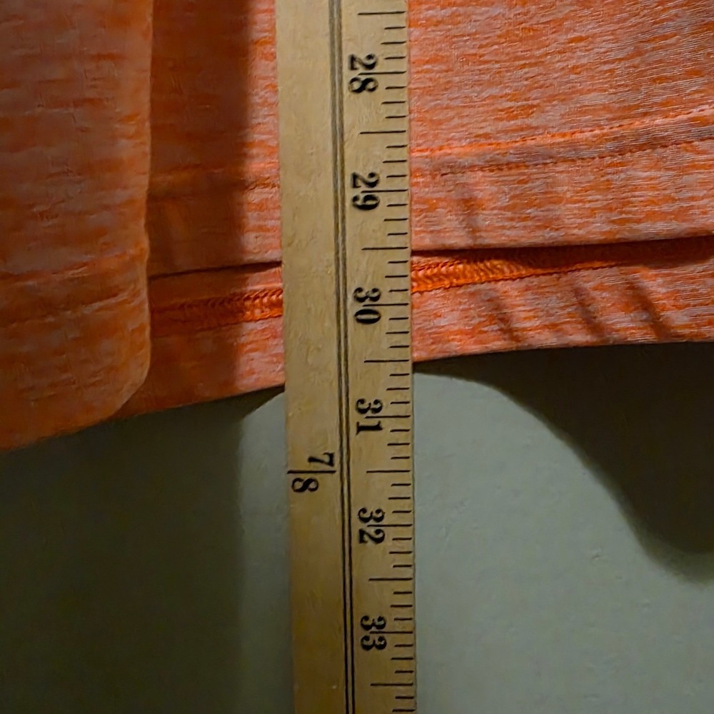 Under Armour Shirt Mens XL Orange HeatGear Loose Fit Heathered Short Sleeve Polo - Picture 5 of 6